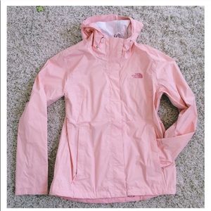 Pink North Face Windbreaker